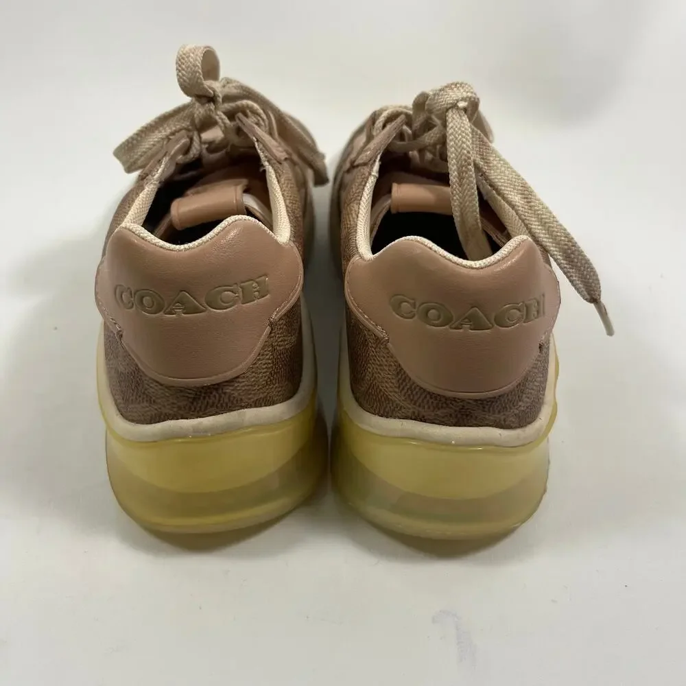 Coach Citysole Court Sneakers 6 Womens Preppy Monogram Classic Casual G5043